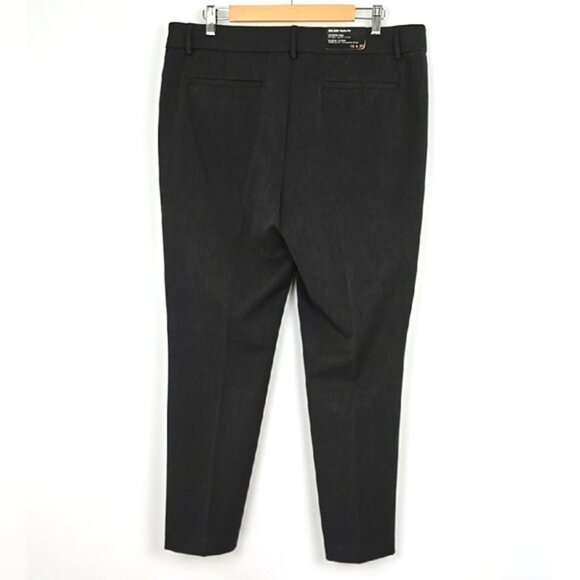 NWT Hilary Radley Women's Charcoal Grey Dress Straight Pants Stretch Size 16 - Picture 2 of 16